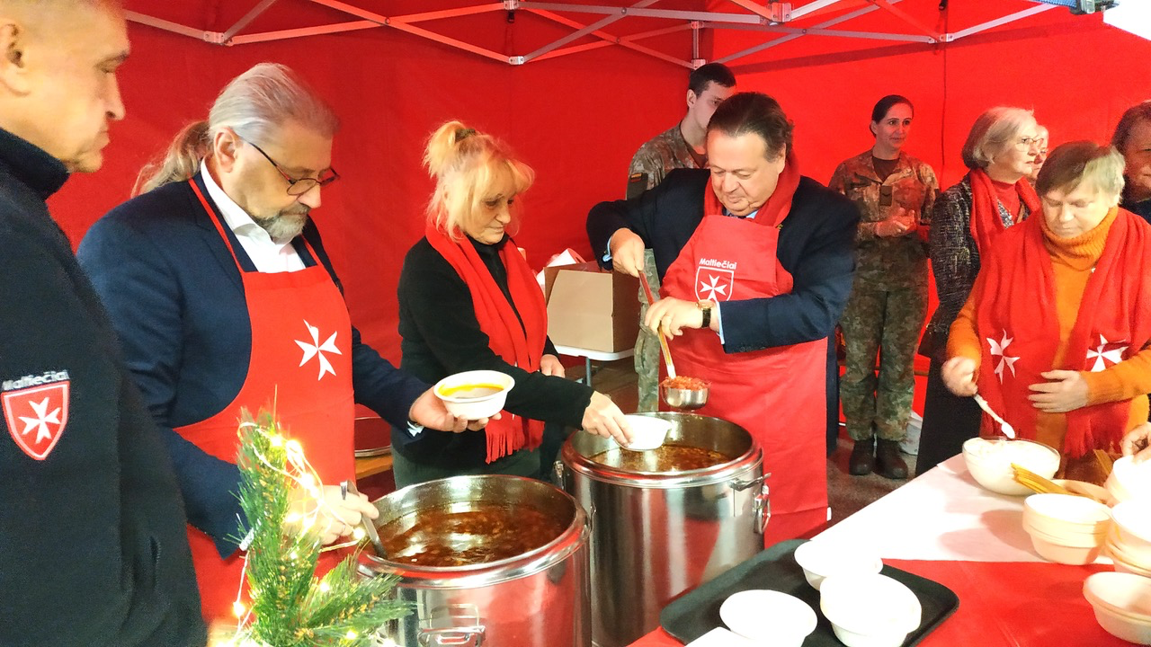 Participation at the „Maltesers soup“ campaign events