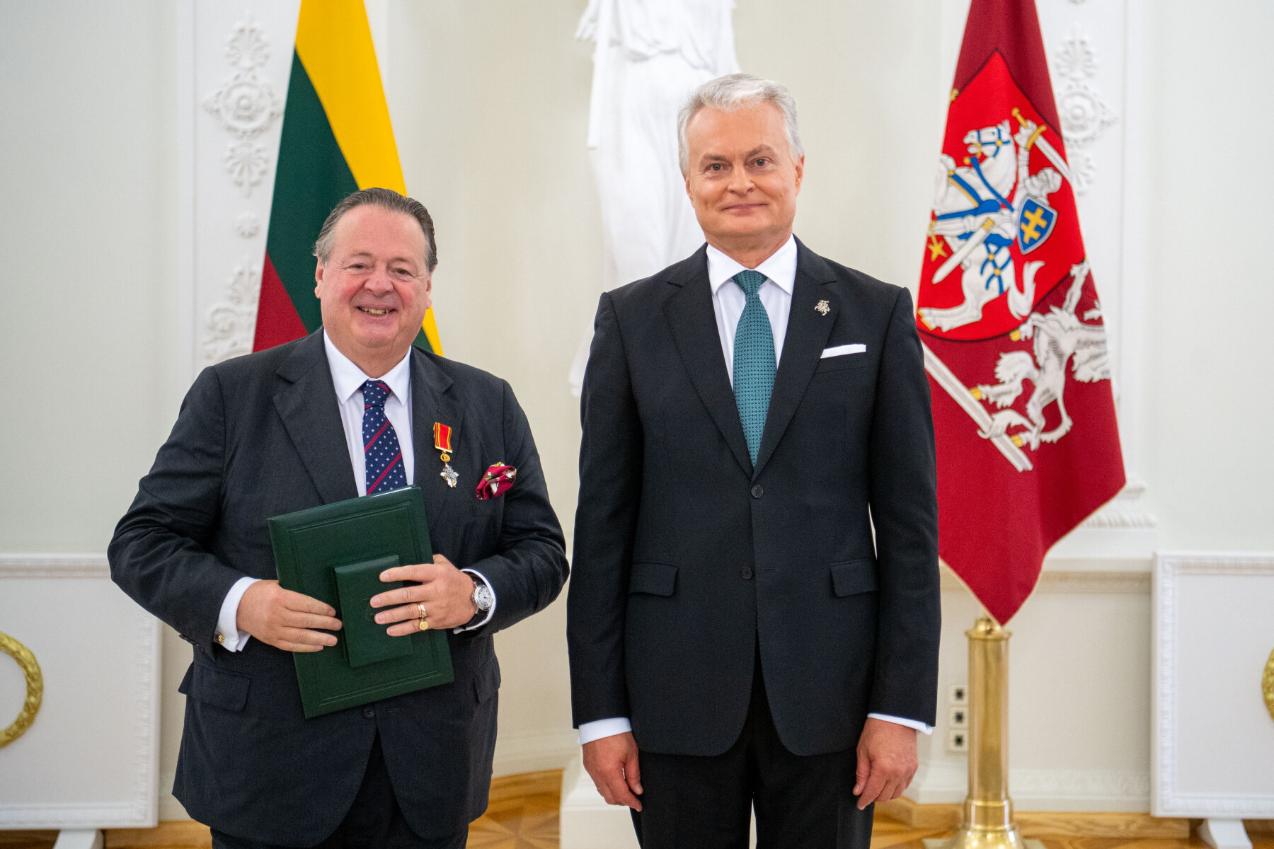 Ambassador of the Order of Malta Receives Prestigious Award for Philanthropic Activities in Lithuania